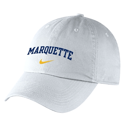 Marquette Golden Eagles Nike Dri-Fit Polo Men's White/Striped Used S -  Locker Room Direct